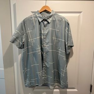 Royaura Midcentury Modern Design Bowling Shirt Sz XXXL